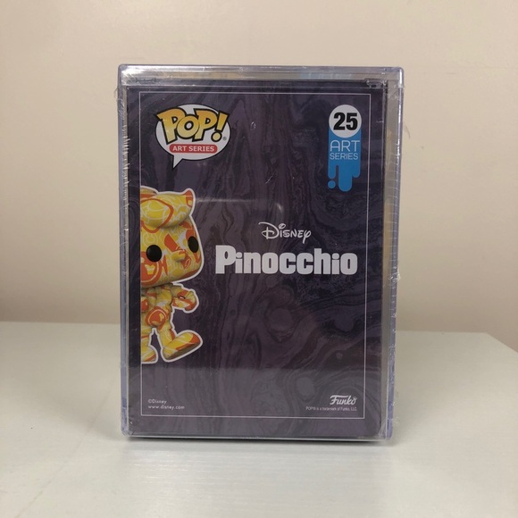 Funko Pop New Disney Art Series #25 Pinocchio Amazon Exclusive - Picture 3 of 6